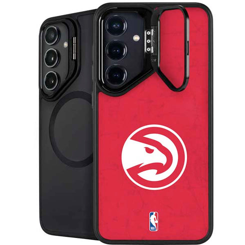NBA Atlanta Hawks Distressed Galaxy S25 Kickstand Case
